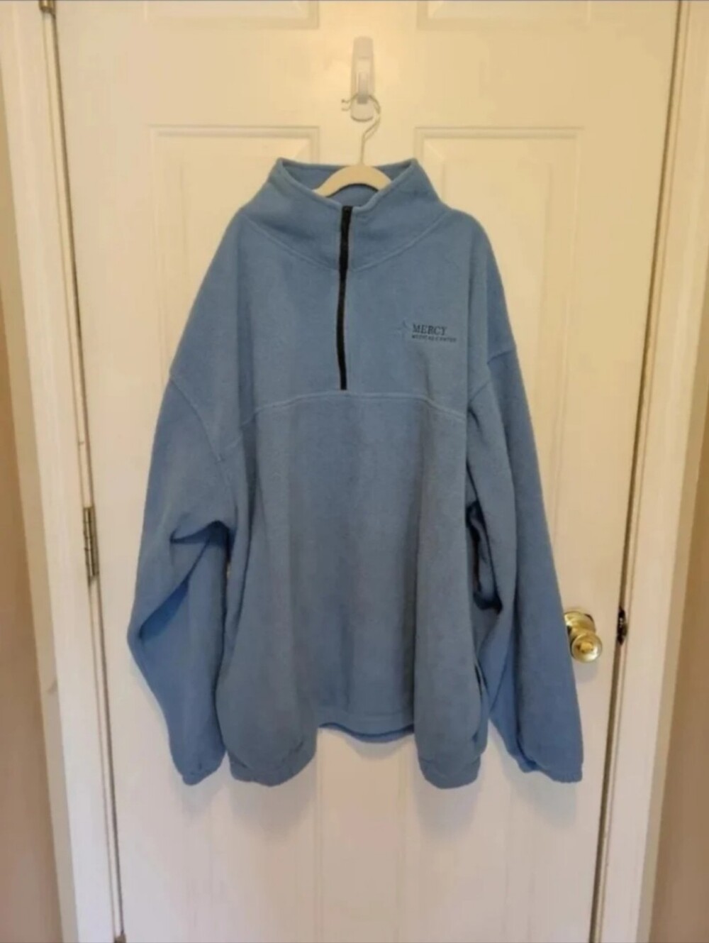 Womens 2XL Zippered Fleece Pullover (Mercy Medical Center)